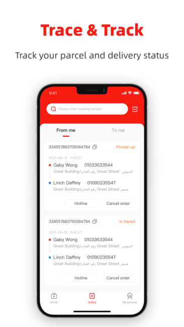 App móvil J&T Express