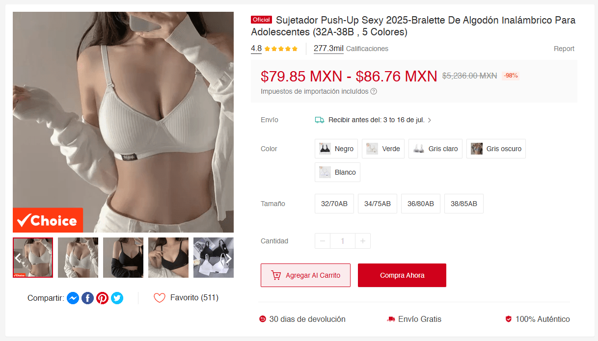Cómo hacer un pedido en Shopee