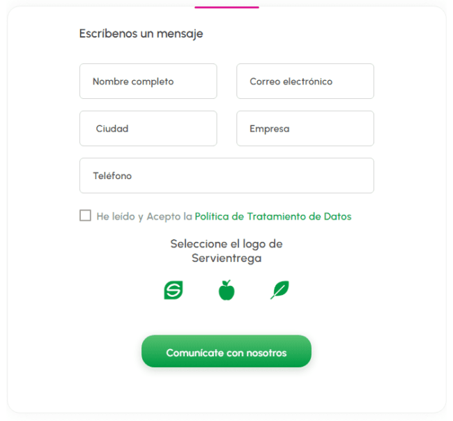Contactar a Servientrega Colombia